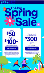 Read more about the article JetBlue’s $50 Off in Flight – ‘The Big Spring Sale’ Offer Sounds Just Right